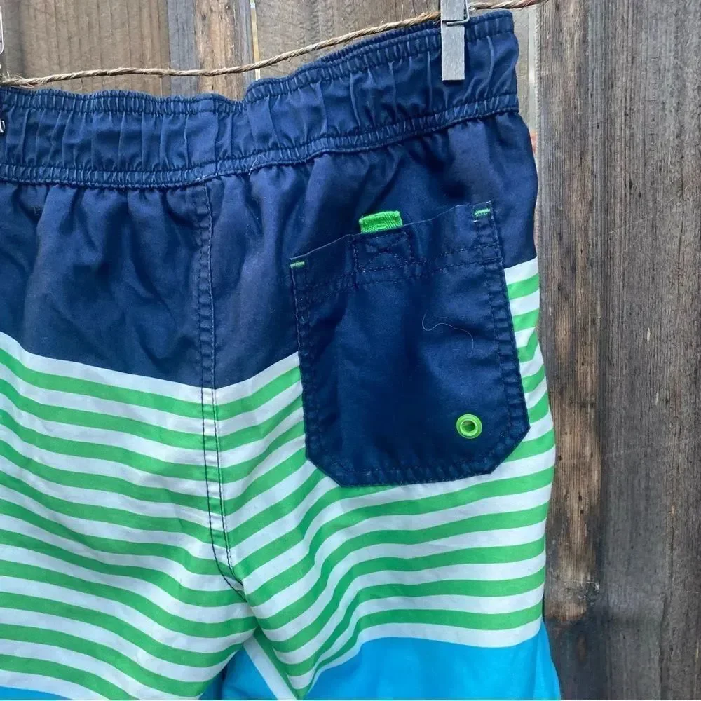Gymboree boys Striped swim trunks